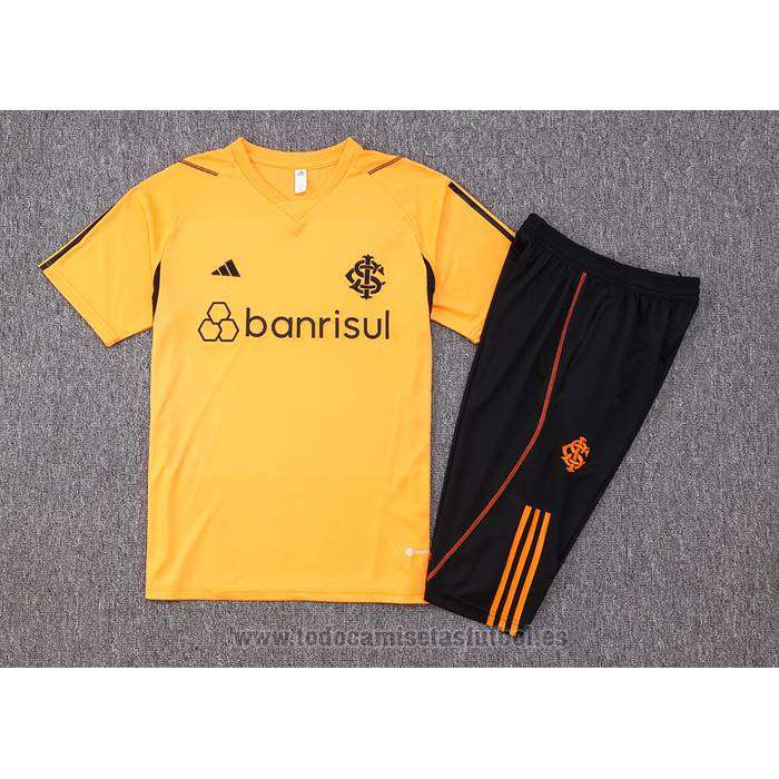 Chandal del SC Internacional Manga Corta 2023-2024 Naranja - Pantalon Corto